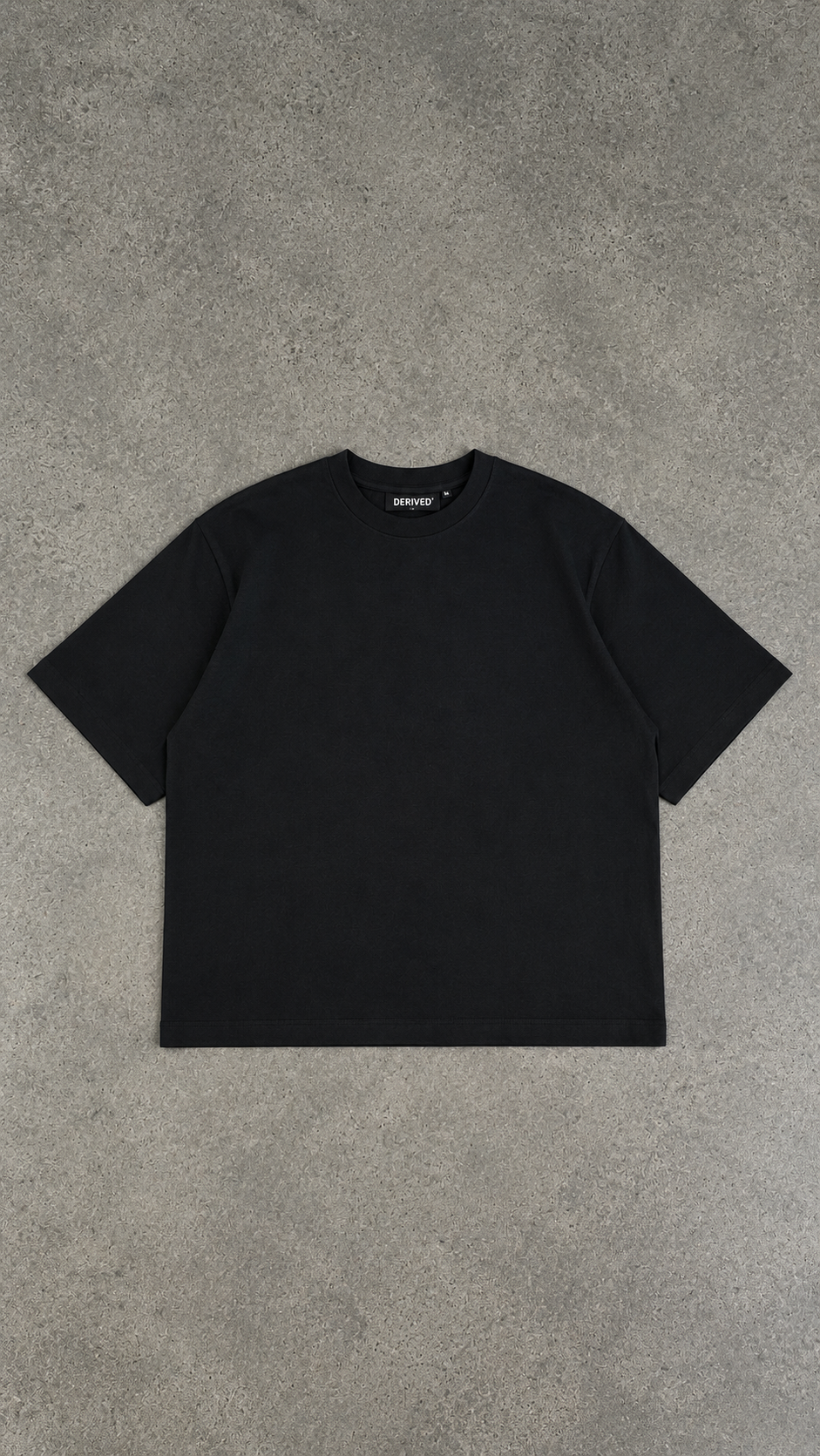 Cropped Box T - Black